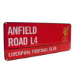 Picture of LIVERPOOL STREET SIGN ANFIELD ROAD RED